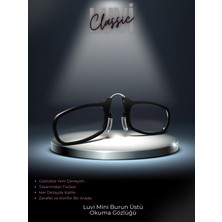Luvi Classic Mini Pratik Burun Üstü (Okuma) Gözlüğü