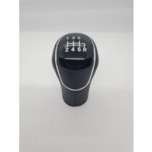 Özgürce Siyah Deri Vites Topuzu, Nissan Navara 6 Ileri Uyumu, Şık ve Ergonomik