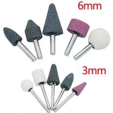 Mini Taş Zımpara Matkap Ucu Seti 10 Parça ( Lisinya )