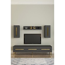 Ceneyra TVR1804AG - Rany TVR180 Ünitesi Takım 180CM Antrasit-Gold