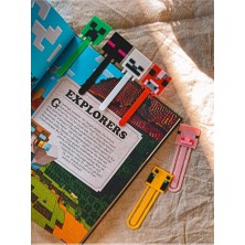 Pixel Oyun Karakter Tasarımlı Kitap Ayracı 3 Adet