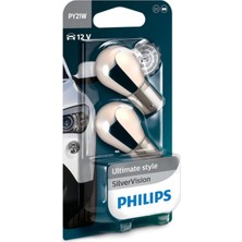 Özgürce 12V 21W Krom Sarı Ampul Seti 12496SVB2 (93 Sinyal)