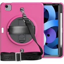 Luxury  iPad Pro 11 (2020) Kılıf Strap-C Otterbox Tablet Kapak - Pembe 784654