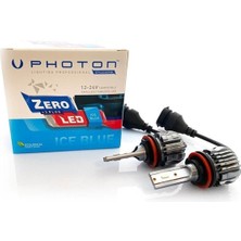 Özgürce Buz Mavi H11 3 Plus Fansız LED 12V-24V, Parlak ve Dayanıklı Işık