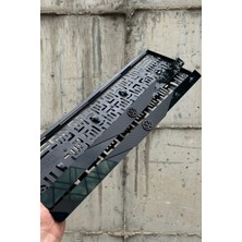 Özgürce Vw Karbon Pleksi Takmatik Plakalık, Şık ve Dayanıklı Tasarım