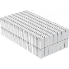 10 Adet 15X10X1.5 mm Köşeli Neodyum Mıknatıs N35 Magnet Dayanıklı Nikel Kaplama ( Lisinya )