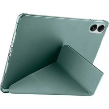 Luxury  Xiaomi Redmi Pad Pro 12.1 Kılıf Kalemlikli Mars Tablet Kılıfı - Mürdüm 784654