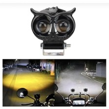 Özgürce 2.5 Inç LED Araç ve Motosiklet Farı, Beyaz ve Sarı Işık, Spot Işıklı