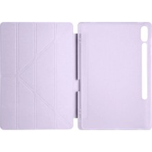 Luxury  Xiaomi Redmi Pad Se Kılıf Kalemlikli Mars Tablet Kılıfı - Lila 784654