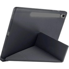 Luxury  Samsung Galaxy Tab S10 Fe Plus 13.1 Kalemlikli Mars Tablet Kılıfı - Siyah 784654