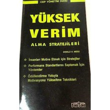 Yüksek Verim Alma Stratejileri  - Donald H. Weiss (1993 Basım - Sıfır Kitap)