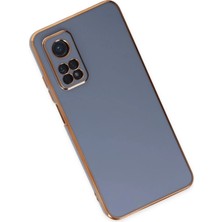 Luxury  Xiaomi Mi 10T Kılıf Volet Silikon - Mavi 784654