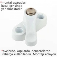 Pvc Kapı Pencere Emniyet Kilidi - Çelik - Lisinya