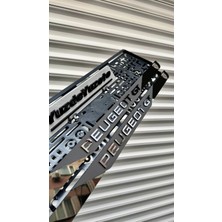 Özgürce 2'li Premium Pleksi Peugeot Gt Uyumlu Koku Hediyeli Plakalık Seti