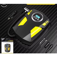 Özgürce Dijital Basınç Göstergeli Çok Fonksiyonlu Hava Şişirme Pompası