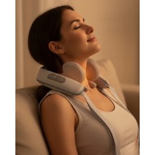 İsmiyle Al Isı Terapili Boyun ve Omuz Masaj Cihazı Sessiz Motorlu Çok Bölgeli Kullanım