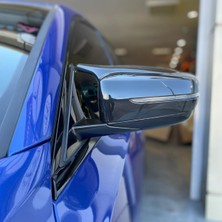 Özgürce Piano Black Abs Ayna Kapağı, Bmw G20 3 Serisi Için Şık ve Uyumlu Tasarım