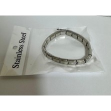 Paslanmaz Çelik Italyan Charm Bileklik Iç ve Dış  Yazılı Kaliteli