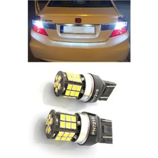 Özgürce Beyaz LED Geri Vites Ampulü W21W T20, Honda Civic Fb7 Uyumlu