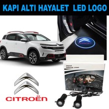 Özgürce 3D Hayalet LED Logo Kapı Altı Dekor Citroen Için Şık ve Dikkat Çekici