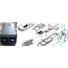 OEM ORTA KONSUL ARKA KAPAĞI KOMPLE 969501212R TALISMAN