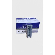 New Sully Aaa R03 Ultra Ince Kalem Pil 1.5V - 40'lı Ekonomik Paket