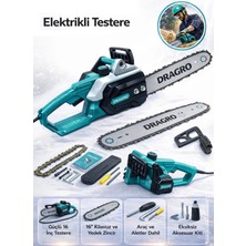Dragro Profesyonel 2280W + Elektirikli Ağaç Odun Kesim Makinası