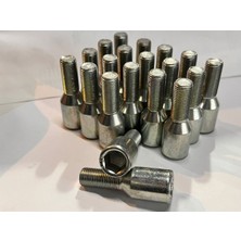 Özgürce Alyan Başlı Bijon 12X1.25 Uyumlu 20'li Set, Yüksek Kalite ve Dayanıklılık