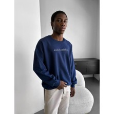 Elku Moda Erkek Oversize Bandana Desenli Sweatshirt Sacred Rebellion Baskılı Bisiklet Yaka 5 Renk