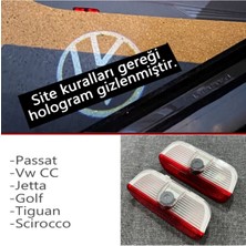 Özgürce Lazer Logo Kapı Altı Seti Passat B8 Tiguan Mk3 Uyumlu Paslanmaz Çelik