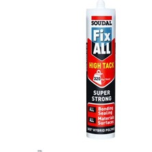 Soudal Fix All High Tack Korniş Yapıştırıcı Montaj Silikonu 290 ml Beyaz
