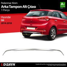 Özgürce Krom Arka Tampon Alt Çıtası Hyundai I20 2014-2018, Şık ve Dayanıklı Tasarım