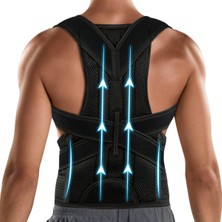 Trends's Choice Çift Balenli Dik Duruş Korsesi Sırt ve Bel Destekli Unisex Korse