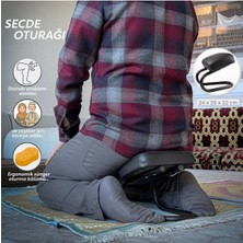 My Real Ergonomik Secde Oturağı – Diz Dostu Namaz Oturma Minderi | Sünger Destekli Portatif Secde Taburesi