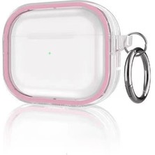 Hayat Store Airpods Pro 2 (2.nesil) Shiny Şeffaf Kılıf - Pembe