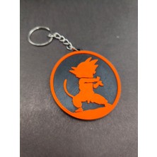 UstaPrint3D Anime Savaşçı Silüet Anahtarlık 3D Baskı Pla Anahtarlık Hafif Dayanıklı Aksesuar