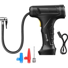 NPO Taşınabilir Dijital Hava Pompası, LED Işıklı, LCD Ekran, Çok Amaçlı, Şarjlı