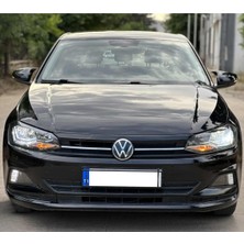 Özgürce Polo Mk6 2018 Sonrası Yarasa Ayna Kapağı Piano Black Abs Plastik
