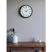 SHC4200 Mey Ithalat® 36 cm Siyah Roma Rakamlı Duvar Saati