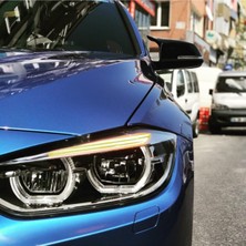 Özgürce Piano Black Yarasa Ayna Kapağı 2013-2018 Bmw 4 Serisi F36 Uyumlu
