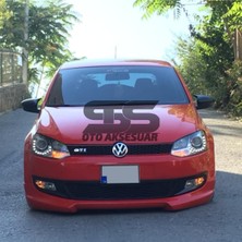 Özgürce Polo 6r/6c 2009-2017 Yarasa Ayna Kapağı Piano Black Abs Plastik