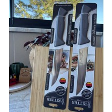 Solingen Doğrama Bıçağı 2'li Gri Günlük Genel Kullanım Bıçağı (Gri)