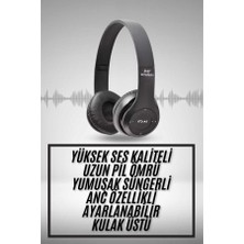 İlk El Grup Ieg™ Kulak Üstü Bluetooth Kulaklık Yüksek Ses Kaliteli Ayarlanabilir