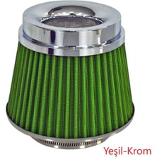 Özgürce Ses ve Performans Artırıcı Açık Hava Filtresi +6 Hp, Yeşil Aparatlı, Universal