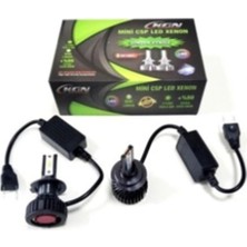 Özgürce 12V H7 Csp LED Xenon Far Ampul Seti 6500K 8600 Lümen Canbus Uyumlu