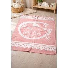 Pamuklu Kışlık Bebek Battaniyesi 95X120 cm – Puset, Beşik ve Kundak Için Uygun