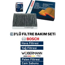 Özgürce Micra K12 2003-2010 Filtre Bakım Seti, Polen, Hava, Yağ, Karbonlu