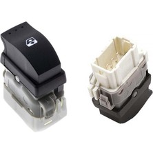 Özgürce Renault Megane 2 Için Uyumlu Arka Cam Açma Kapama Düğmesi, 6 Pin