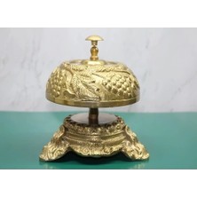 Erdo Pirinç Masa Üstü Basmalı Çan