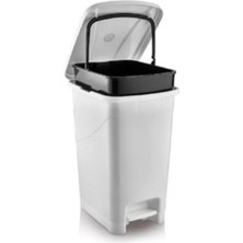 Omnipazar SRL-3028 Slim Pedallı Iç Kovalı Plastik Çöp Kovası 15 Litre